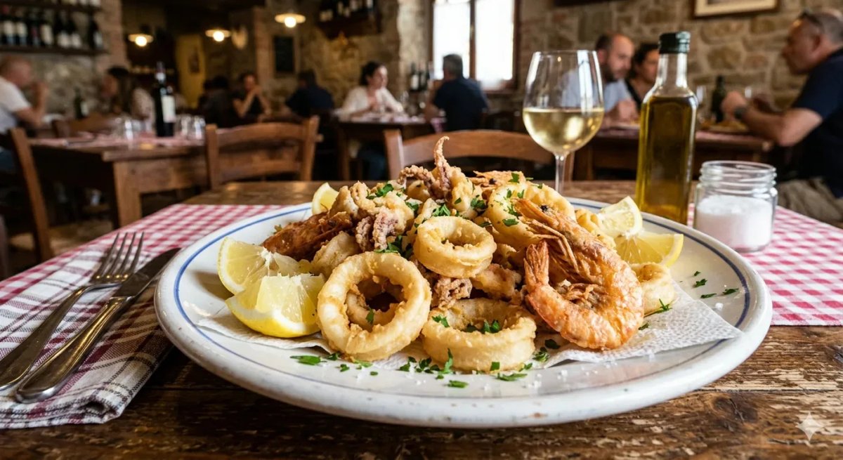Fritto di Calamari e Gamberi