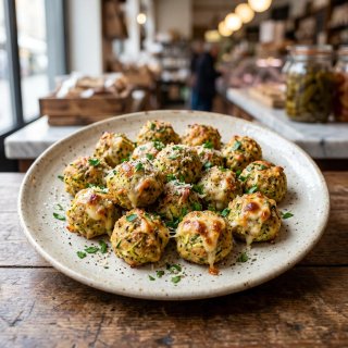 Polpettine di zucchine e scamorza