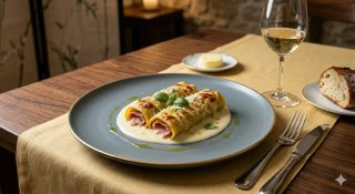 Crespelle Cotto e Fontina