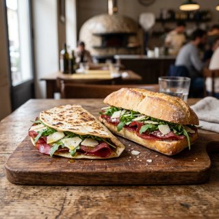 bresaola, rucola, grana
