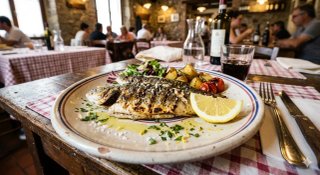 Filetto di Branzino ai Ferri Sale Olio Limone